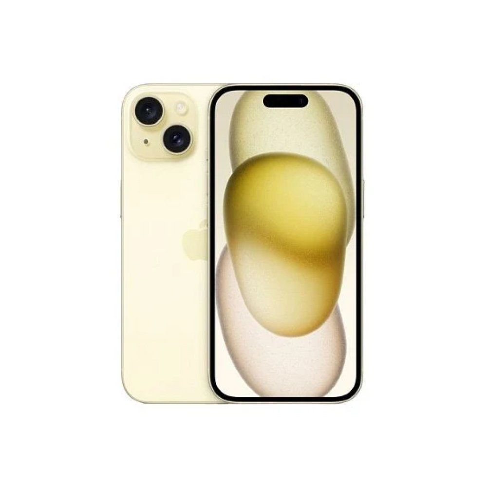 Смартфон Apple iPhone 15 128 ГБ (dual nano-SIM). Цвет: желтый