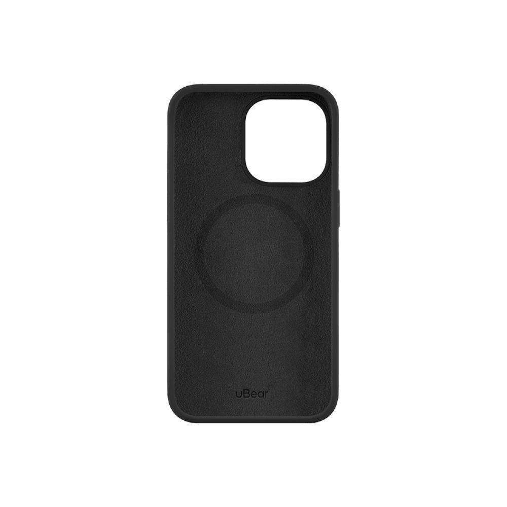 Чехол Ubear Touch Mag Case для iPhone 13 Pro, софт-тач силикон. Цвет: чёрный