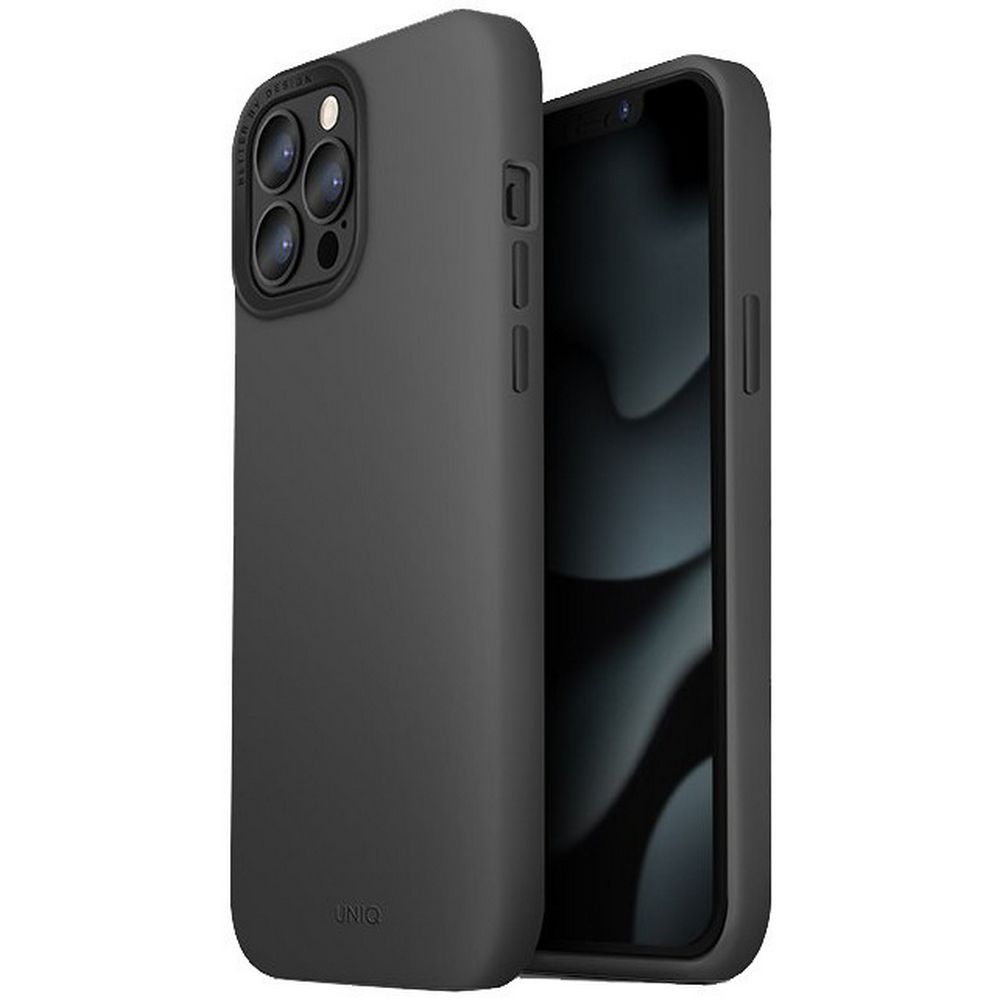 Чехол Uniq LINO MagSafe для iPhone 13 Pro. Цвет: серый