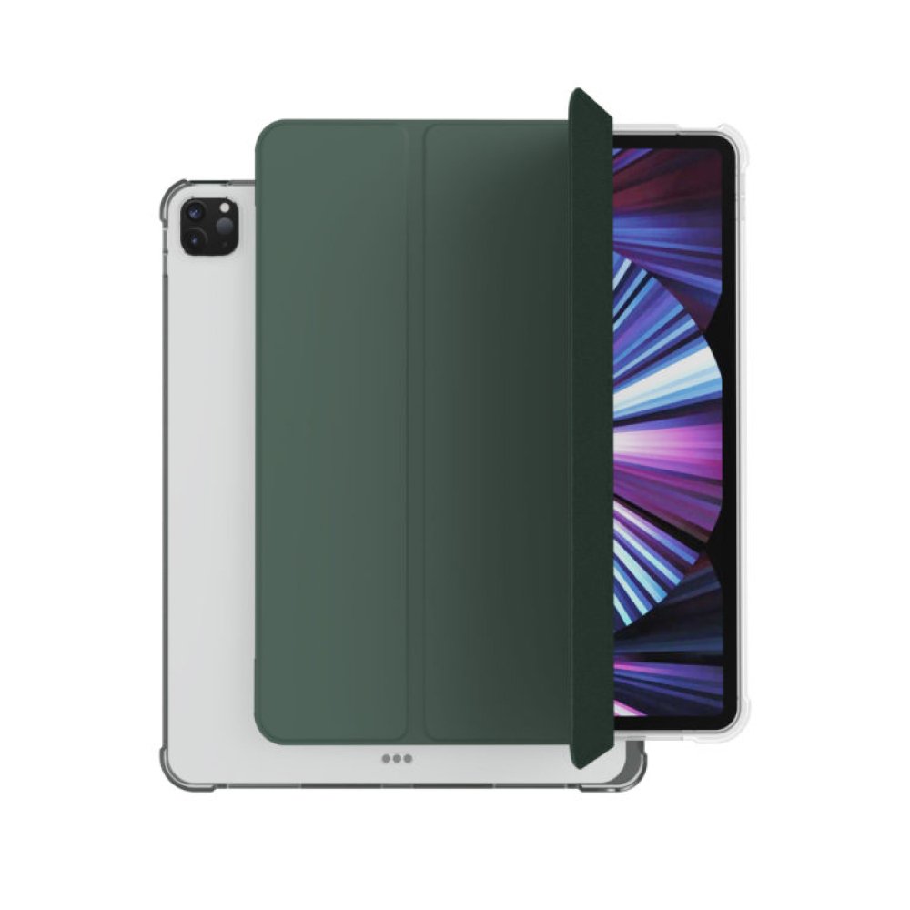 Чехол VLP Dual Folio для iPad Pro 12.9"(2021). Цвет: тёмно-зелёный