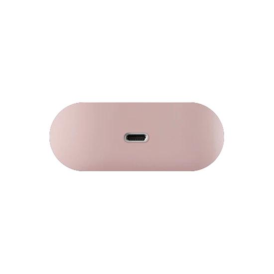 Чехол защитный Ubear для AirPods Pro, усиленный силикон. Цвет: светло-розовый