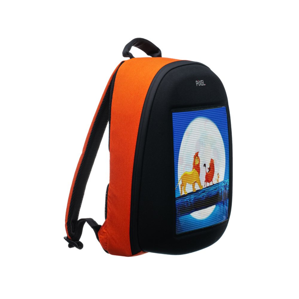 Рюкзак с LED-дисплеем PIXEL ONE - Цвет: ORANGE оранжевый; BT
