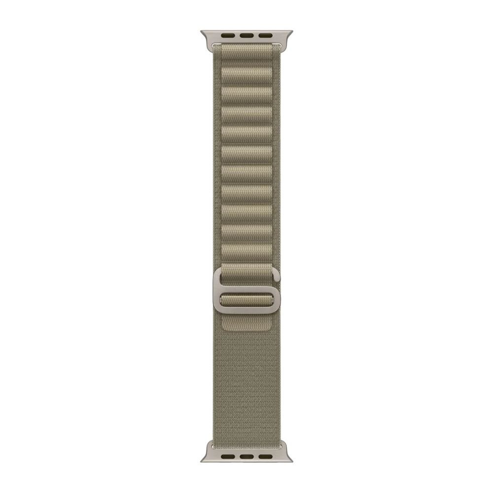 Apple Watch Ultra 2, 49мм, ремешок "Альпийская петля" оливкового цвета