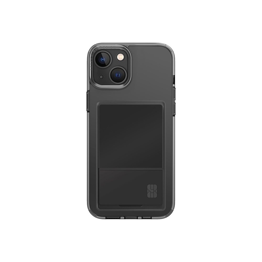 Чехол Uniq Air Fender ID (cardslot) для iPhone 15. Цвет: серый