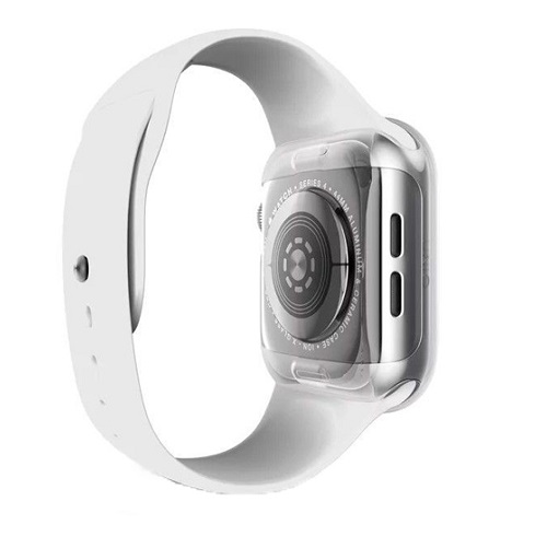 Чехол Uniq Garde для Apple Watch 4/5 44мм. Прозрачный