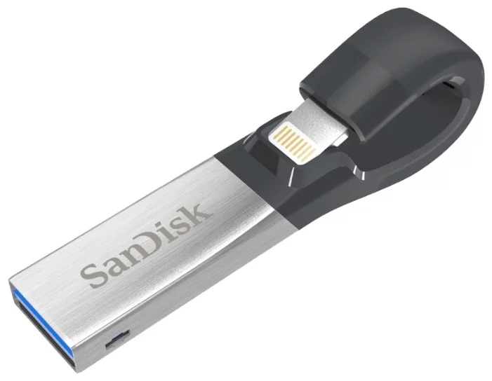 Флэш-накопитель Sandisk iXpand Flash Drive, 32GB, Type A 3.0 - Lightning