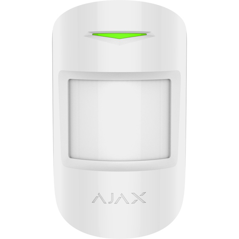 AJAX MotionProtect Plus датчик движения с микров. сенсором и иммунитетом к животным. Цвет: белый