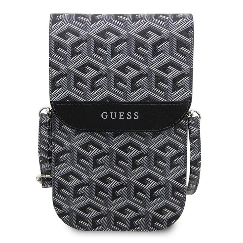 Сумка Guess Wallet Bag G CUBE для iPhone. Цвет: чёрный