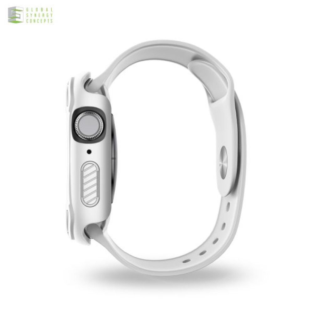 Чехол Uniq Torres антимикробный для Apple Watch 4/5/6/SE 44мм. Цвет: белый