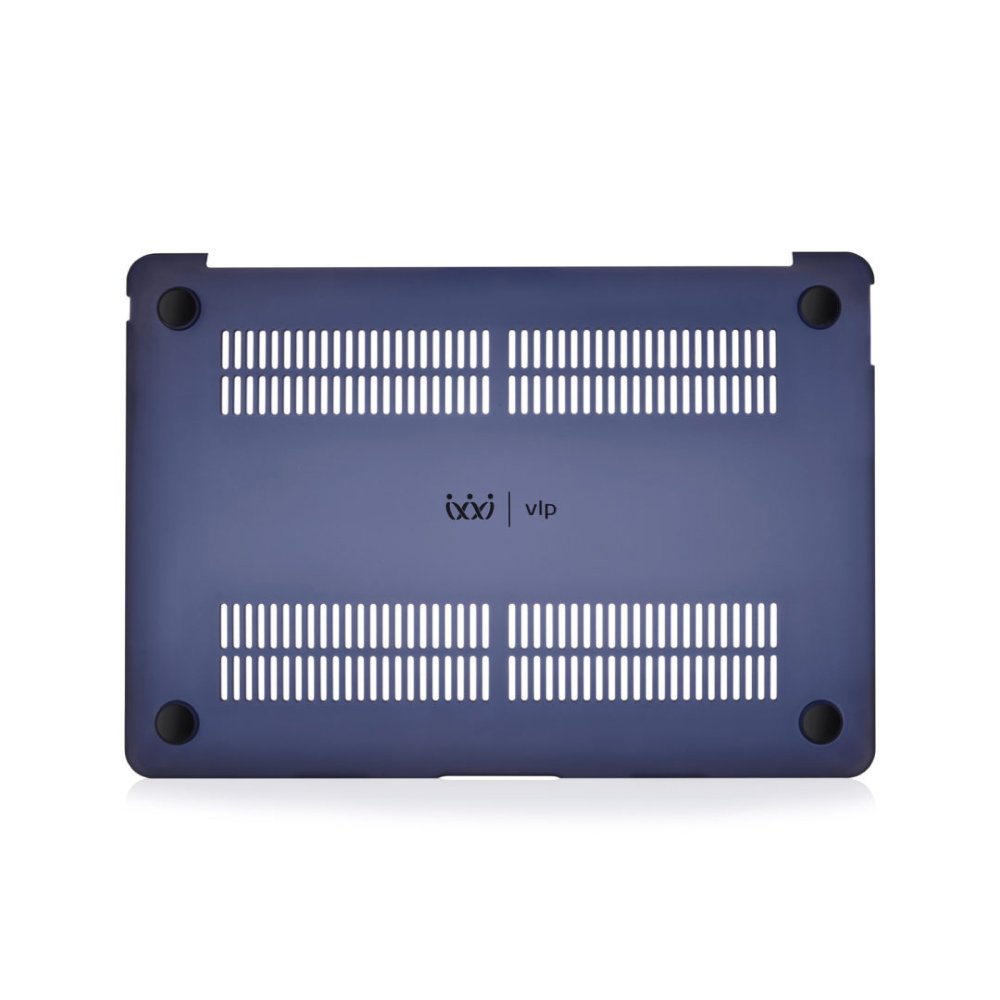 Чехол защитный vlp Plastic case для MacBook Air 13" 2018-2020. Цвет: тёмно-синий