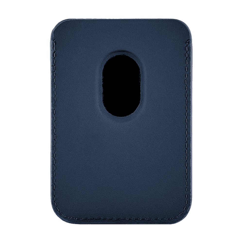 Магнитный бумажник Ubear Leather Shell Case с Magsafe, кожа. Цвет: тёмно-синий