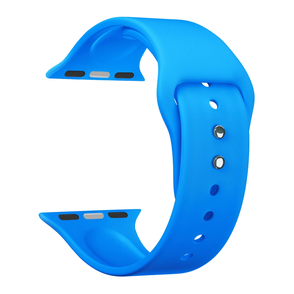Ремешок силиконовый Lyambda Altair для Apple Watch 42мм/44мм. Цвет: синий