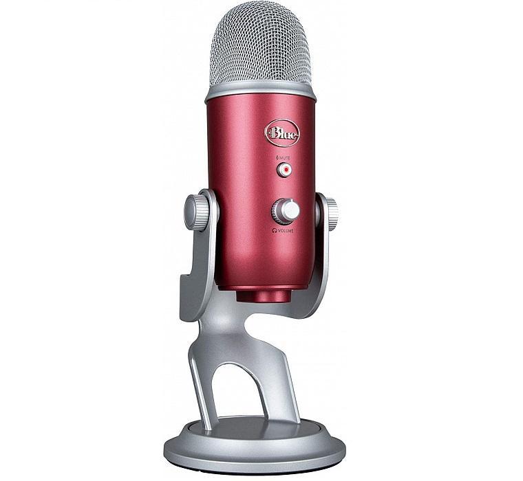 Конденсаторный микрофон Blue Microphones Yeti Steel Red