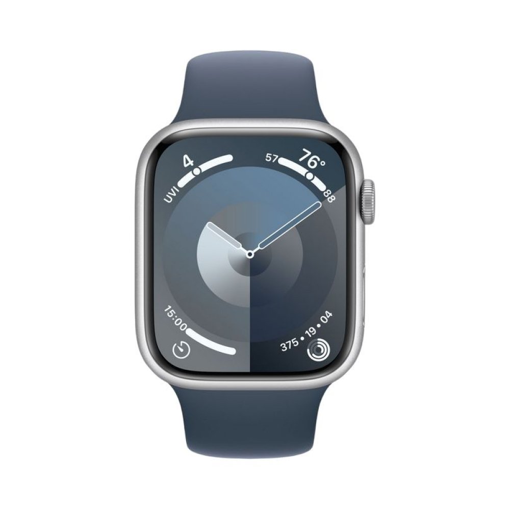 Apple Watch Series 9, 41мм, корпус из алюминия серебристого цвета