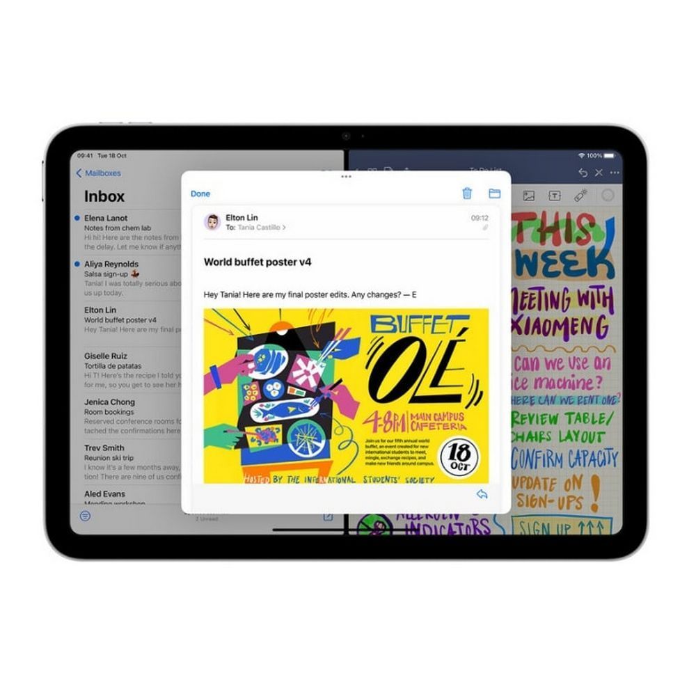 Планшет Apple iPad 10,9" (2022) Wi-Fi 256 ГБ. Цвет: желтый