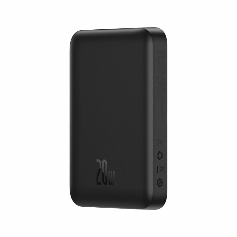 Внешний аккумулятор Baseus Magnetic Mini Wireless Overseas Edition 10000 mAh, 20 Вт. Цвет: чёрный