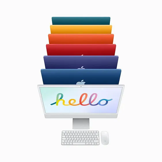 Apple iMac 24" (M1, 2021) 8CPU/8GPU/8GB/512GB SSD "Как новый" Цвет: Серебристый