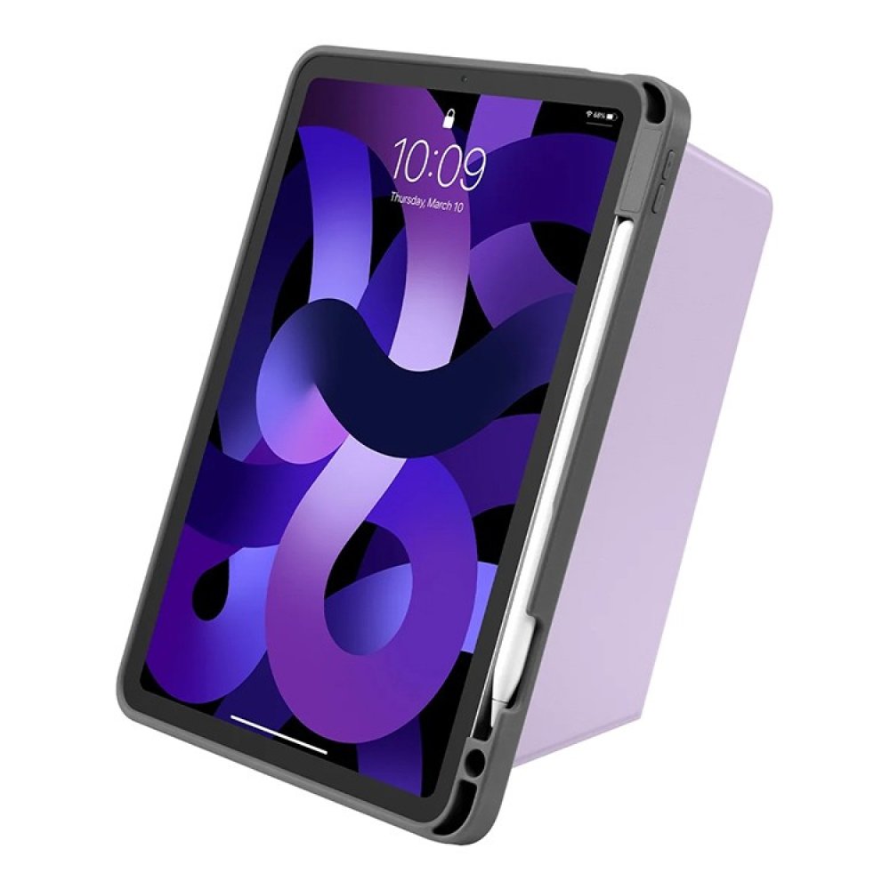 Чехол Tomtoc Tri-use Folio B02 PU/TPU для Apple iPad Air 10.9" (2022/20. Цвет: фиолетовый