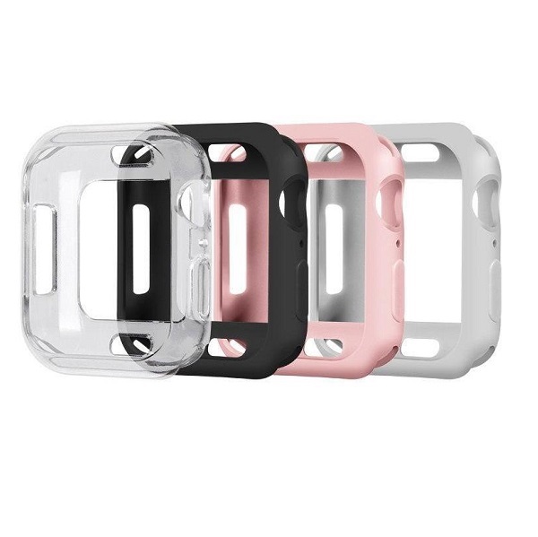 Чехол COTEetCl TPU Case для Apple Watch 4, 44мм. Цвет: серый