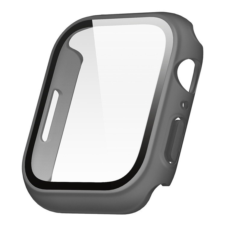 Чехол Elago Clear Shield case+9H glass для Apple Watch 45/44 мм. Цвет: тёмно-серый