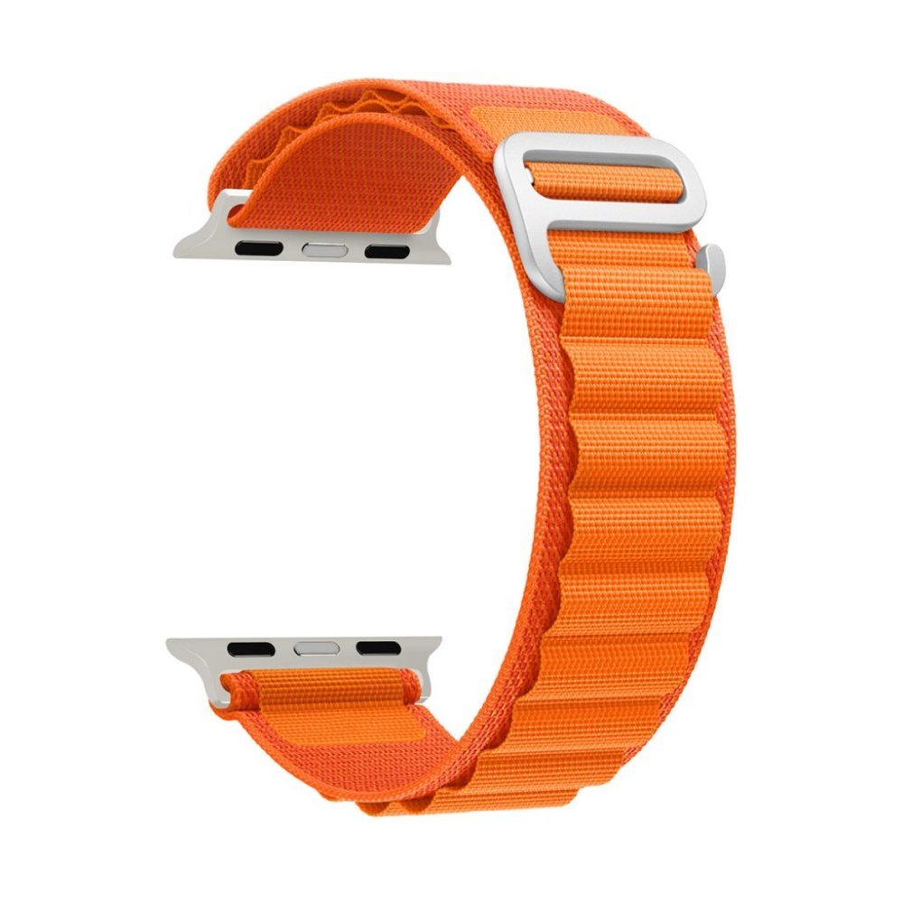 Ремешок нейлоновый Lyambda NAVI для Apple Watch 38/40/41мм. Цвет: оранжевый