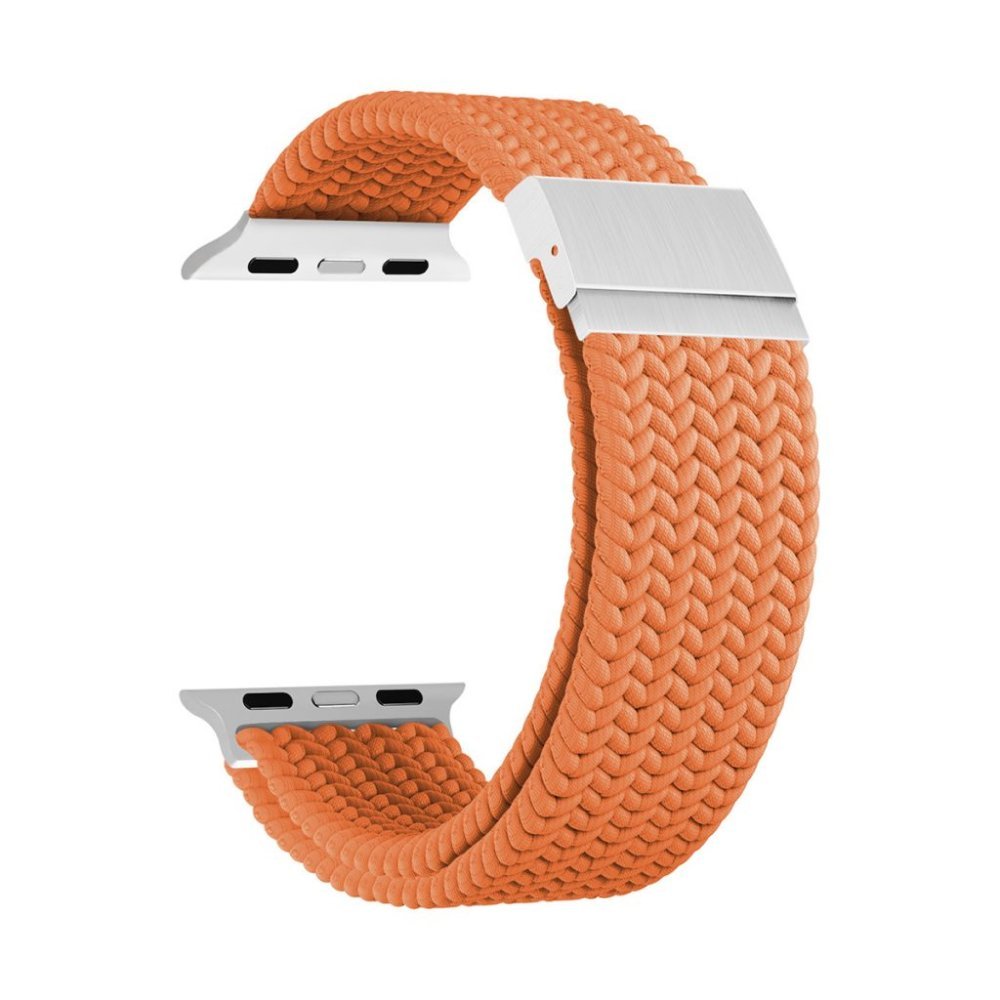Ремешок нейлоновый Lyambda Pleione для Apple Watch 42/44/45/49мм. Цвет: оранжевый
