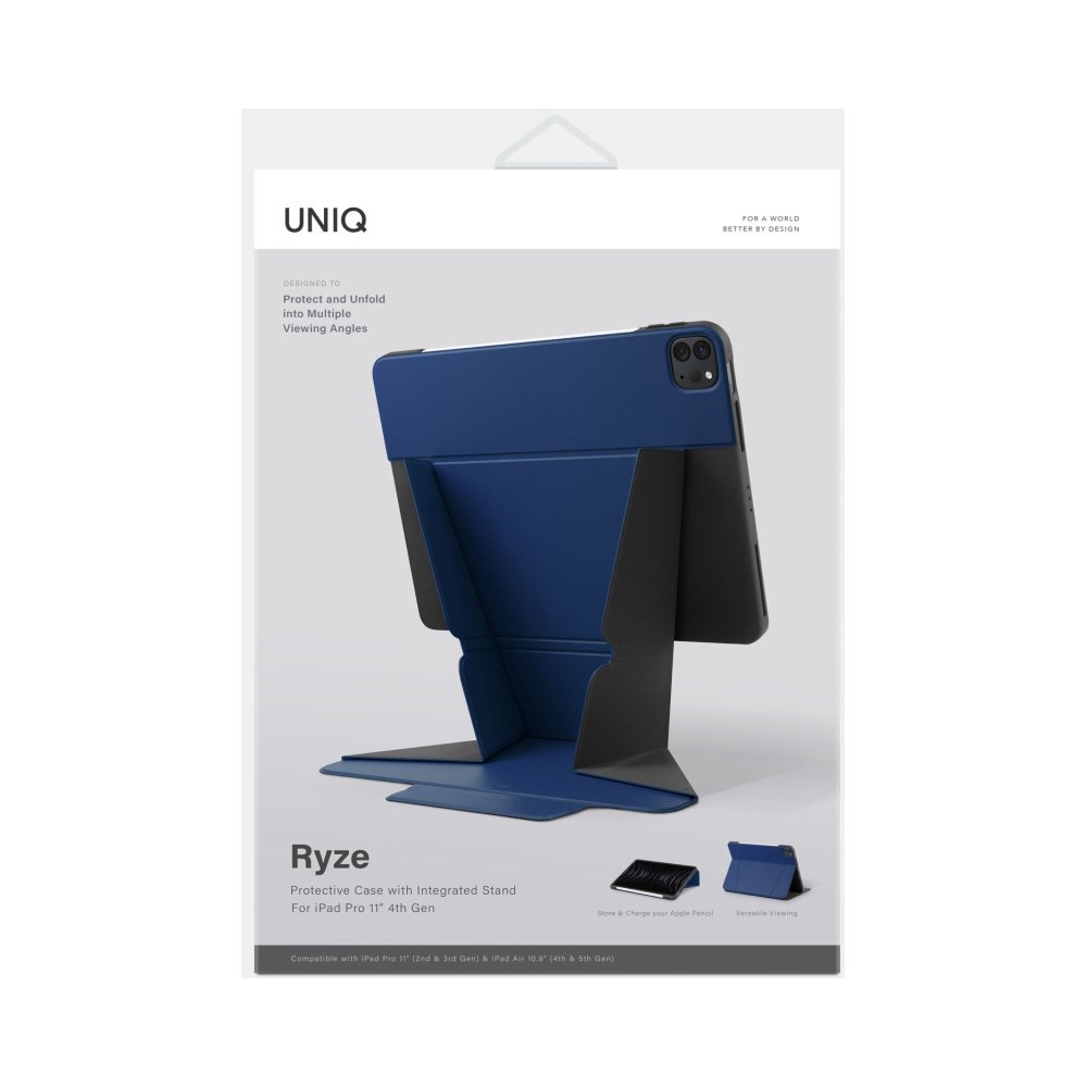 Чехол Uniq для Apple iPad Pro 11" Ryze Multi-angel case. Цвет: синий