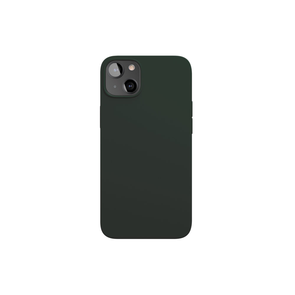 Чехол защитный vlp silicone case с Magsafe для iPhone 14. Цвет: тёмно-зелёный