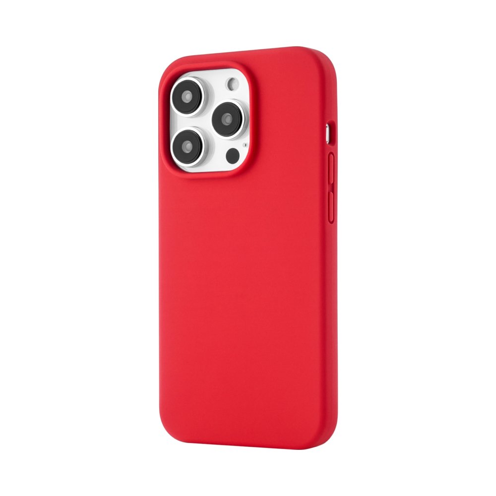 Чехол Ubear Touch Case для iPhone 14 Pro, софт-тач силикон. Цвет: красный