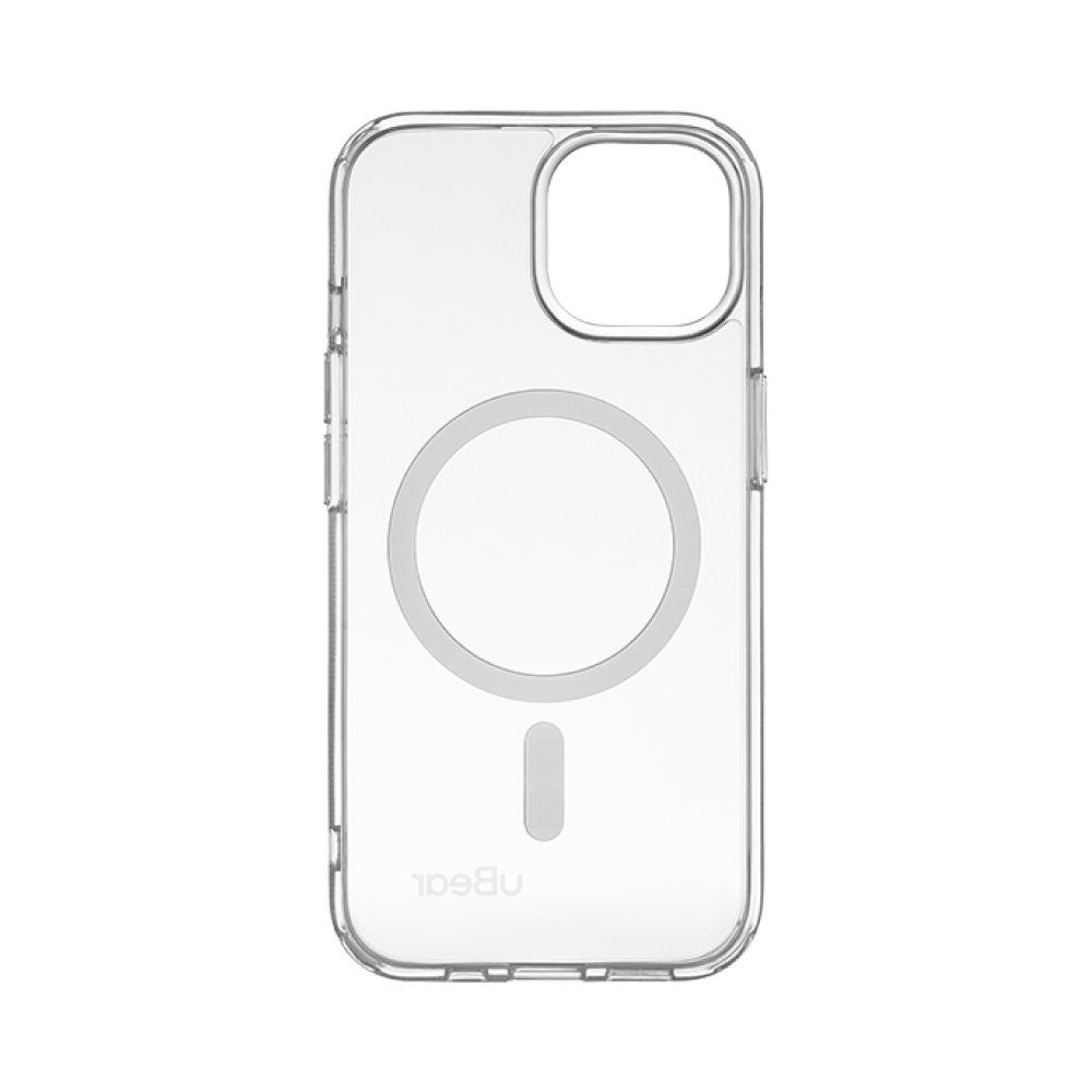 Чехол Ubear Real Mag Case для iPhone 15, усиленный. Цвет: прозрачный