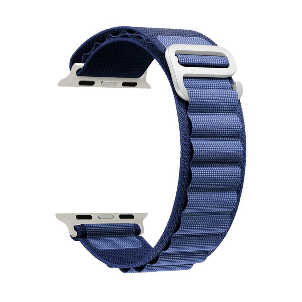 Ремешок нейлоновый Lyambda NAVI для Apple Watch 38/40/41мм. Цвет: синий