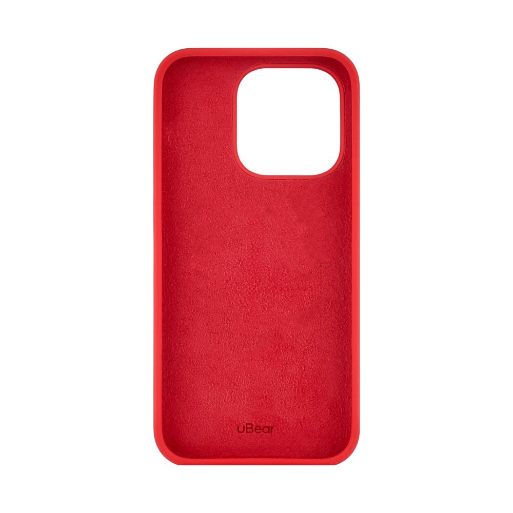 Чехол Ubear Touch Case для iPhone 14 Pro, софт-тач силикон. Цвет: красный