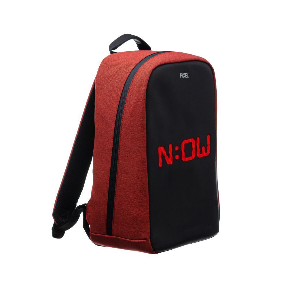 Рюкзак с LED-дисплеем PIXEL PLUS - Цвет: Red Line бордовый; BT
