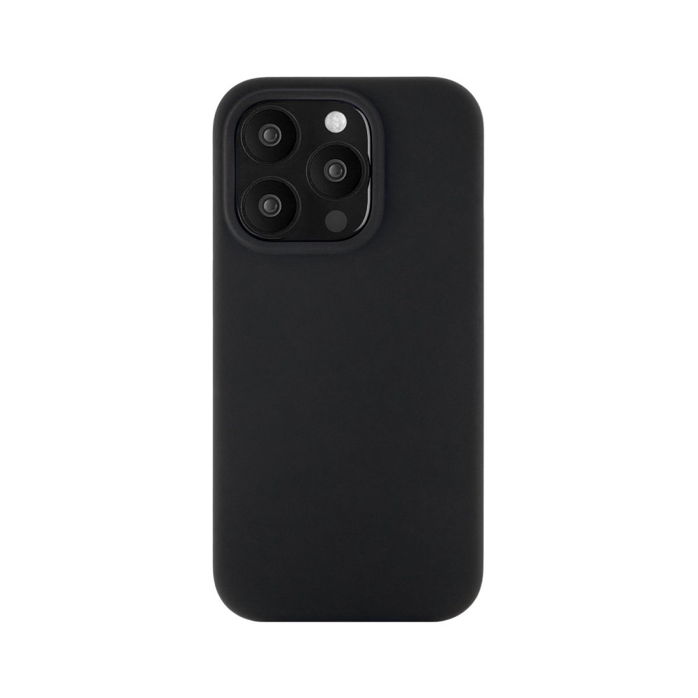 Чехол Ubear Touch Mag Case для iPhone 15 Pro, софт-тач силикон. Цвет: чёрный