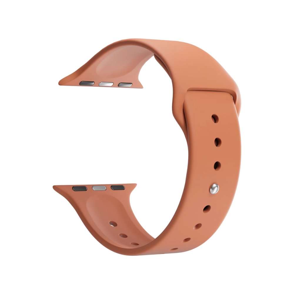 Ремешок силиконовый Lyambda Premium Altair для Apple Watch 42/44/45/49мм. Цвет: оранжевый