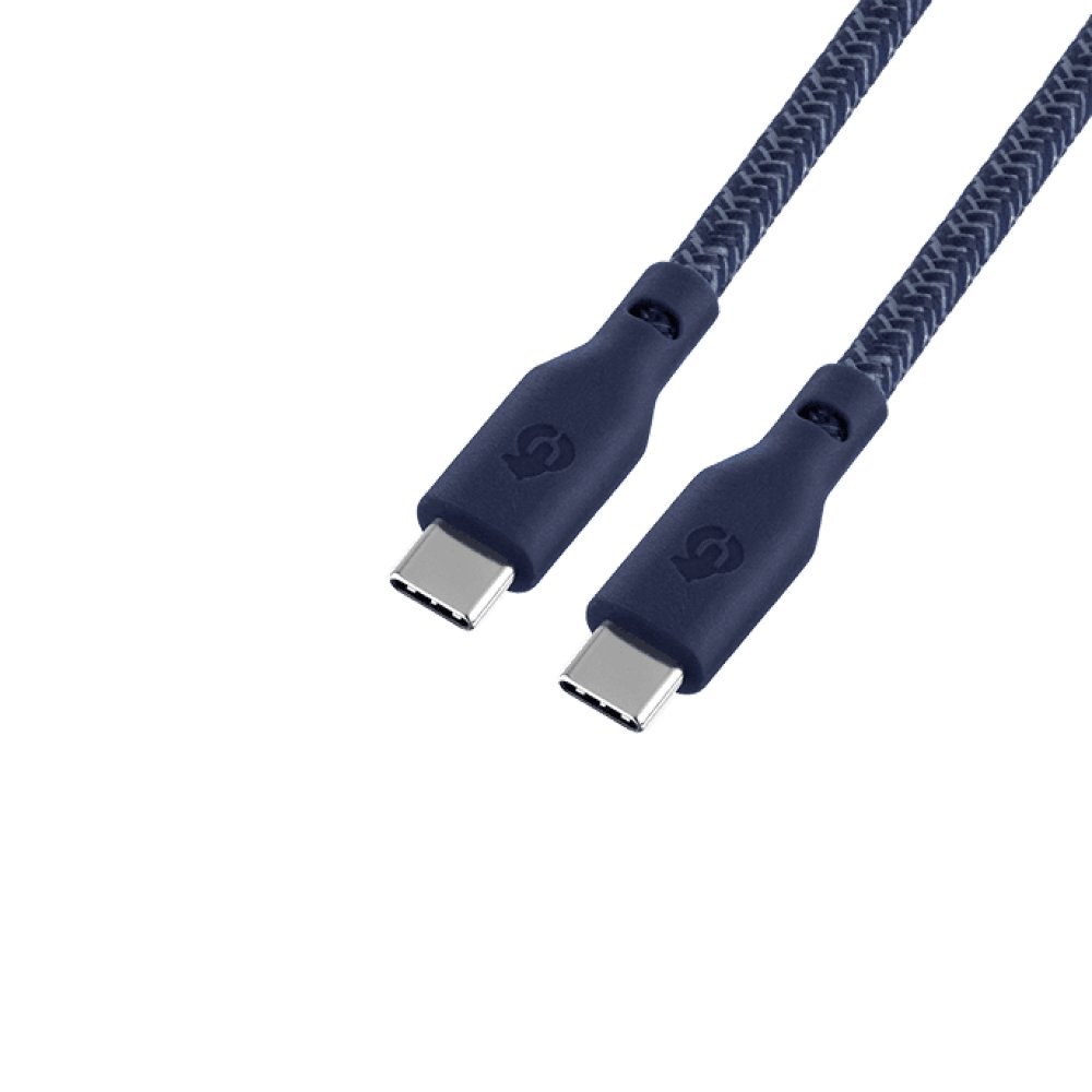 Кабель uBear Trend Cable USB-C — USB-C, 60W, 1.2м. Цвет: синий