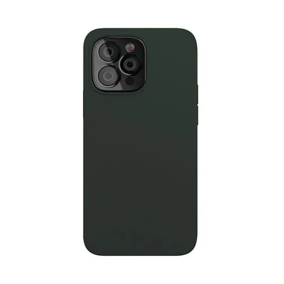 Чехол защитный vlp silicone case для iPhone 13 Pro Max. Цвет: тёмно-зелёный