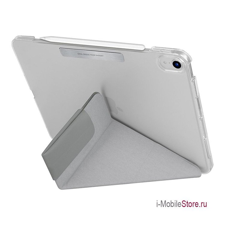 Чехол Uniq Camden для Apple iPad 10 gen 10.9" (2022), антимикробный. Цвет: серый