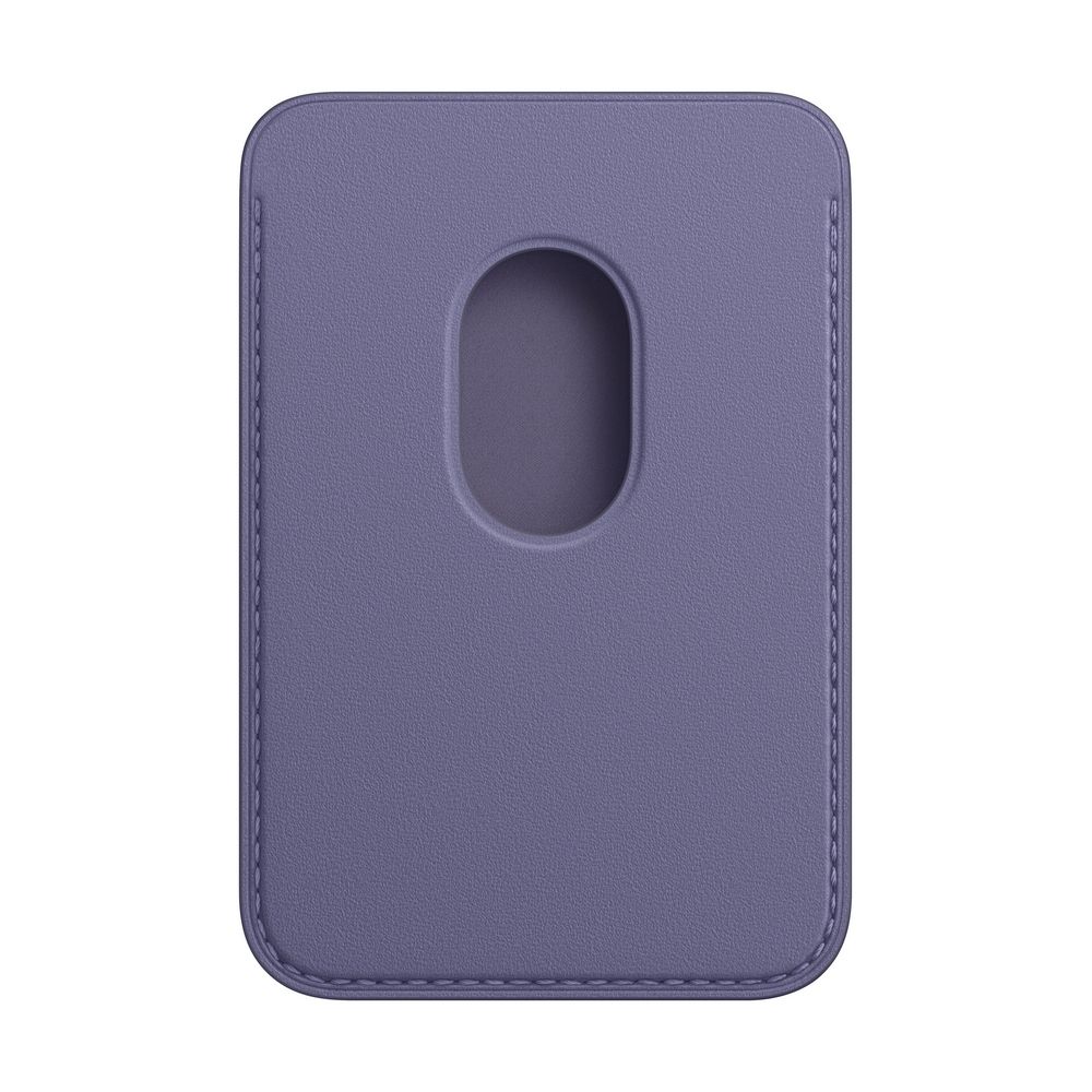 Кожаный чехол-бумажник MagSafe для iPhone. Цвет: "Сиреневая глициния"