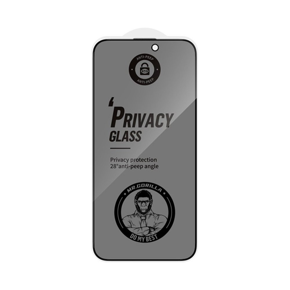 Защитное стекло BlueO Anti-peep (приватное) для iPhone 15 Plus/14 Pro Max