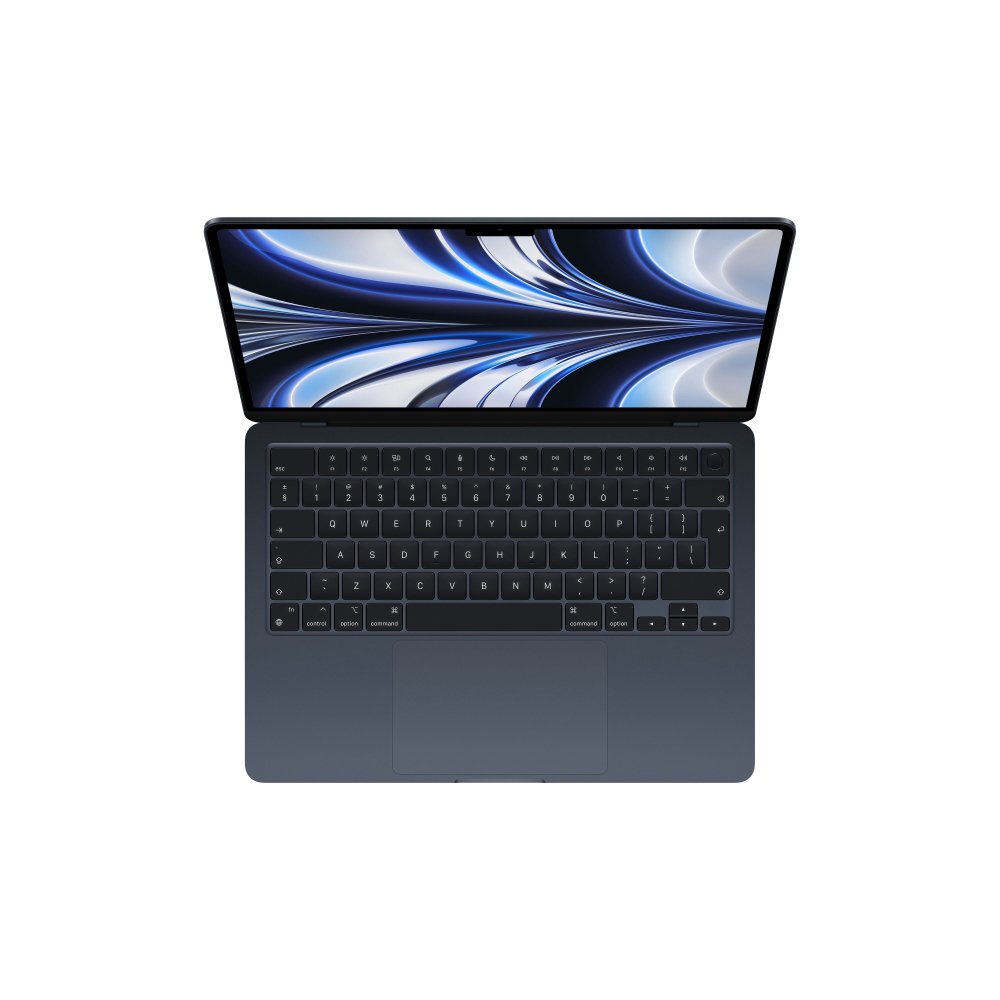 Ноутбук Apple MacBook Air (M2, 2022), 512 ГБ SSD, заводская русская раскладка, "Тёмная ночь"