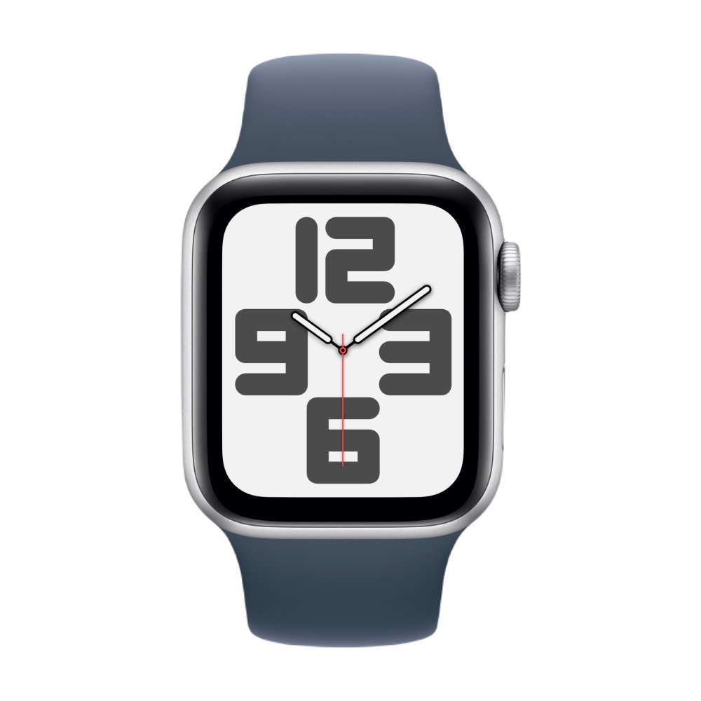 Apple Watch SE (2023), 40мм, корпус из алюминия серебристого цвета