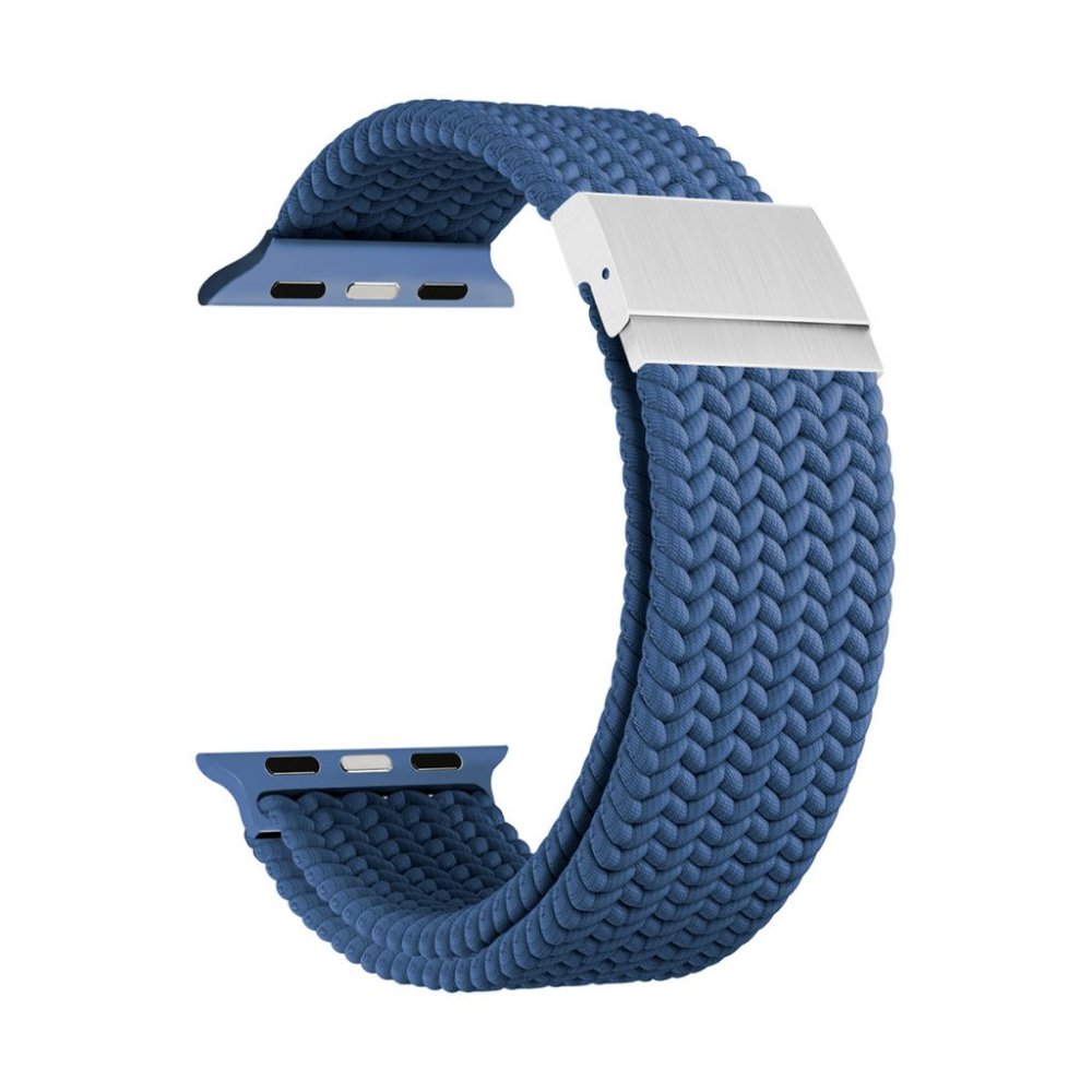 Ремешок нейлоновый Lyambda Pleione для Apple Watch 42/44/45/49мм. Цвет: синий