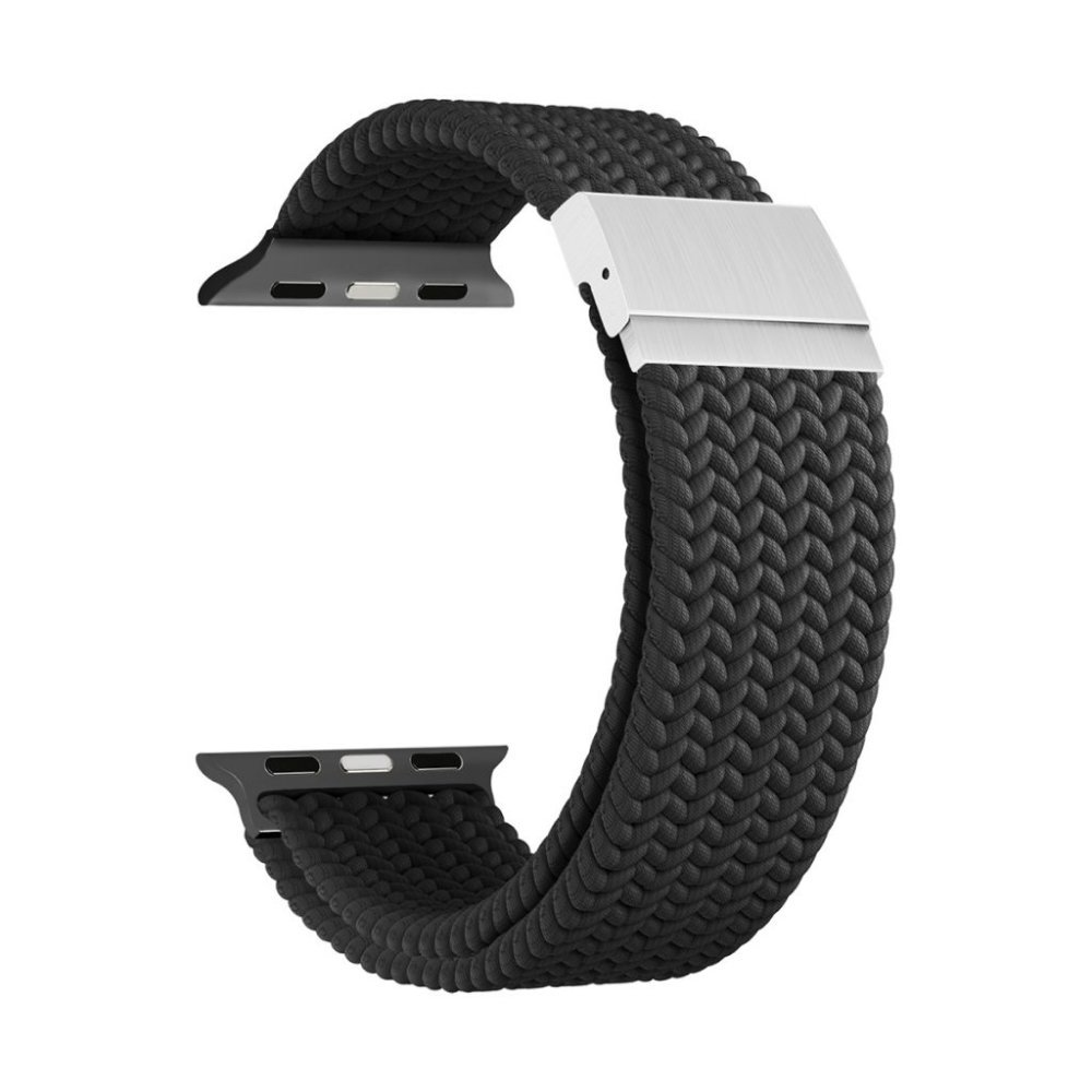 Ремешок нейлоновый Lyambda Pleione для Apple Watch 38/40/41мм. Цвет: чёрный