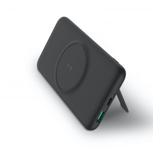 Портативный аккумулятор Uniq HYDEAIR Click 10000mAh, Wireless, Magnetic ring,15/20W Цвет: серый
