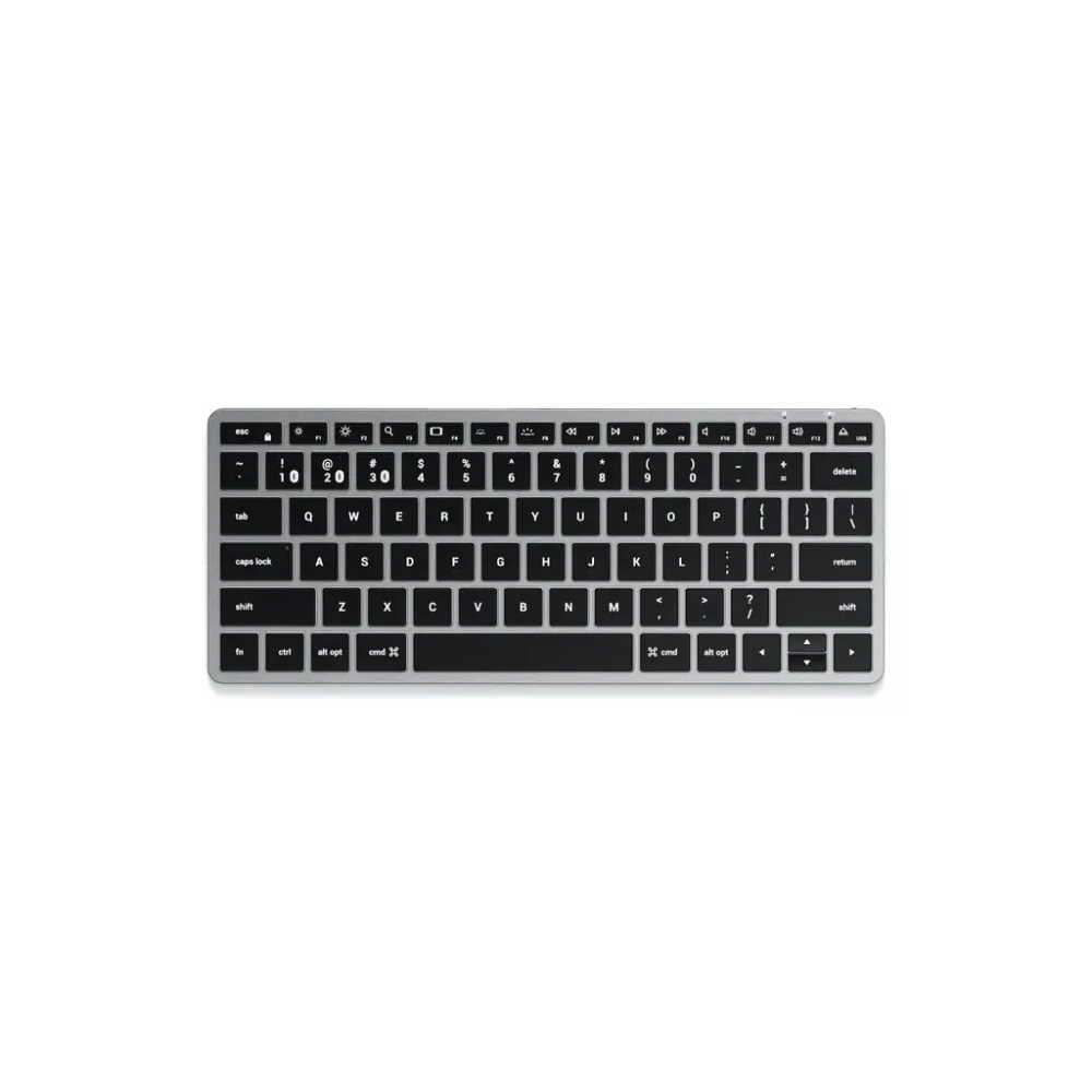 Беспроводная клавиатура Satechi Slim X1 Bluetooth Keyboard. Цвет: "серый космос"