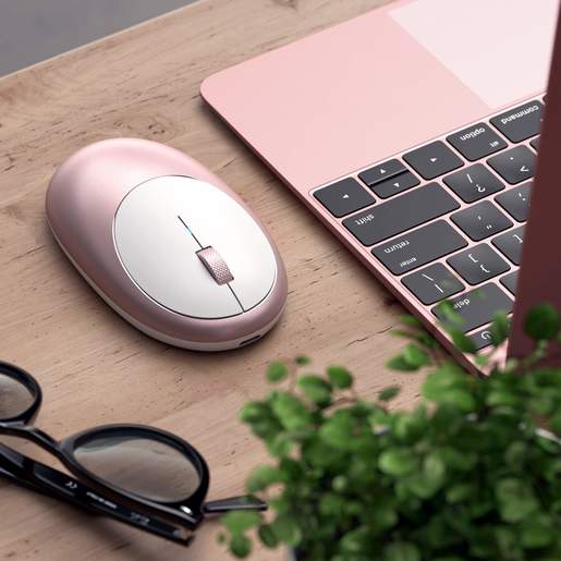 Беспроводная компьютерная мышь Satechi M1 Bluetooth Wireless Mouse. Цвет: розовое золото