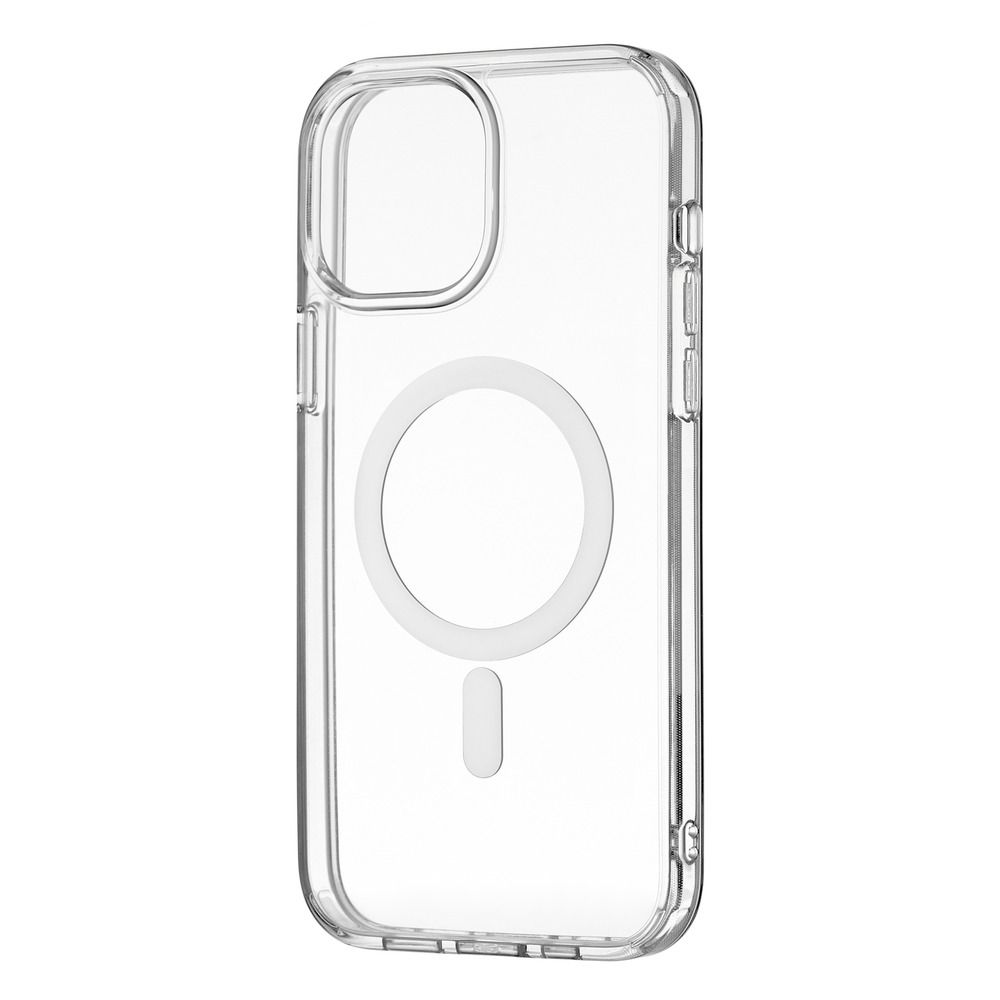 Чехол Ubear Real Mag Case для iPhone 13 Pro Max, усиленный, текстурированный. Прозрачный