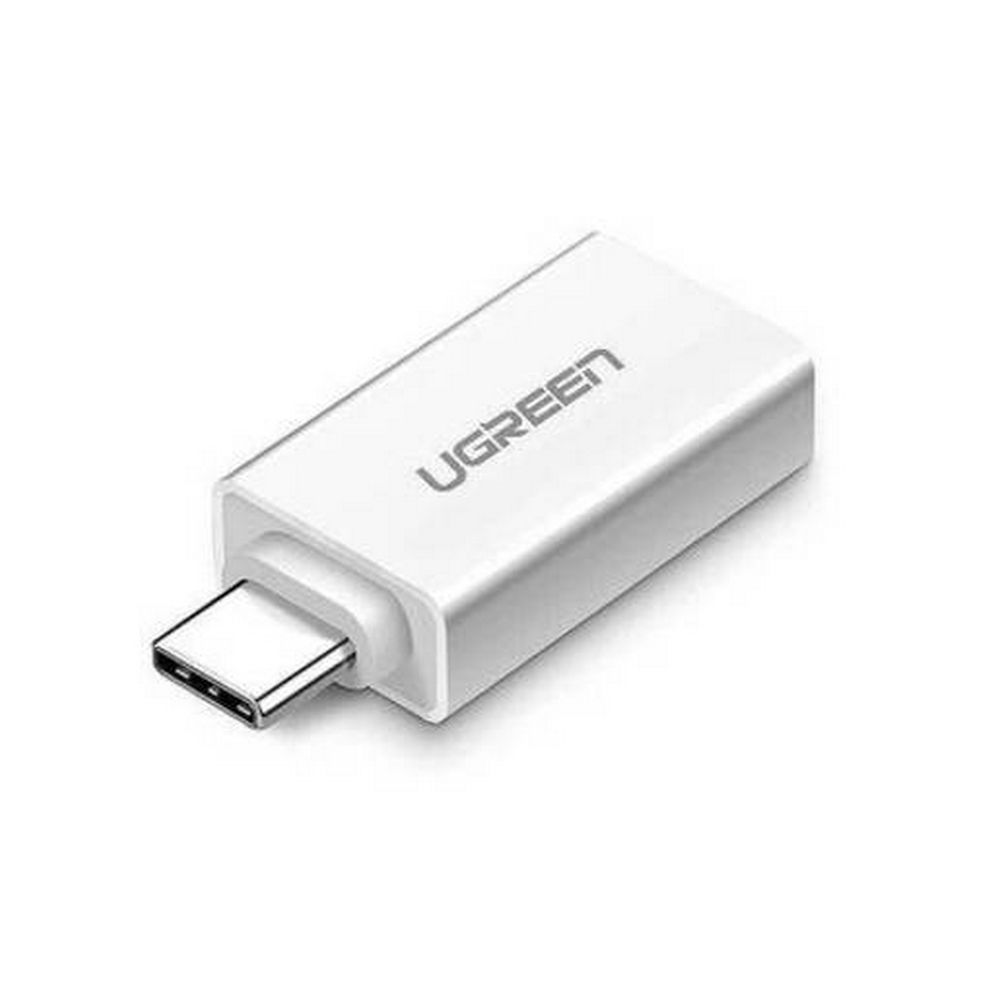 Адаптер UGREEN US173 USB-C to USB-A 3.0 Female. Цвет: белый