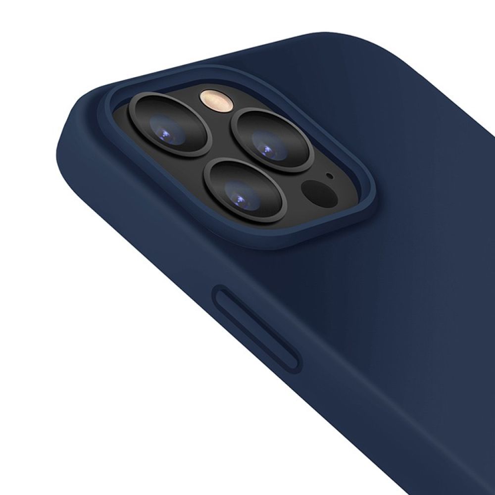 Чехол Uniq для iPhone 13 Pro LINO. Цвет: синий